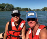 One of our most popular hats.  This hat has a vintage look with the light blue-grey front panel.  Comfortable and breathable mesh back makes this hat perfect for every day use.