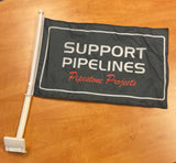 Support Pipelines Vehicle Flag