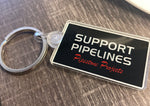 Support Pipeline Acrylic Keychain